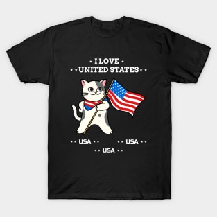 I Love United States T-Shirt